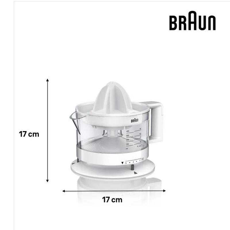 Presse-agrumes Braun Presse agrumes BRAUN CJ3000WH blanc