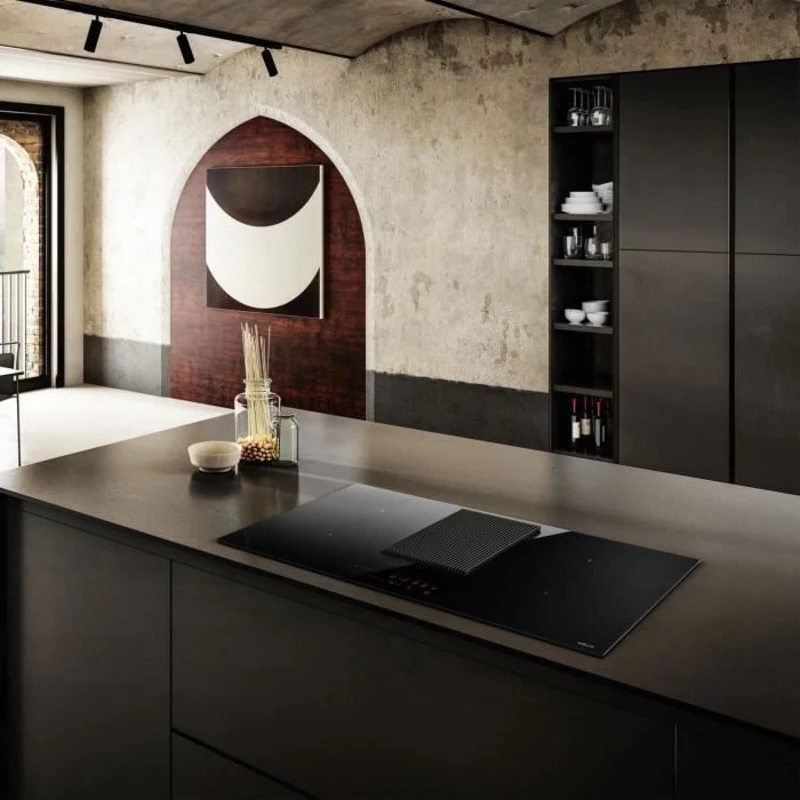 Table induction aspirante - ELICA - NIKOLATESLA PRIME S BL/A/83 - 4 zones de cuisson - Largeur 83 cm - Classe A