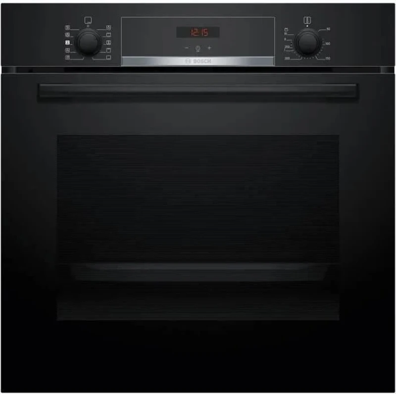 Four ecoclean - BOSCH SER4 - HQA534BB3F - Noir - 8 modes de cuisson - 59,5 x 59,4 x 54,8 cm