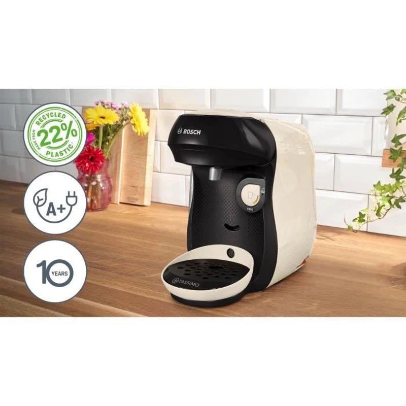 Machine a café multi-boissons - BOSCH - TASSIMO - T10 Happy vanille - 1400 W