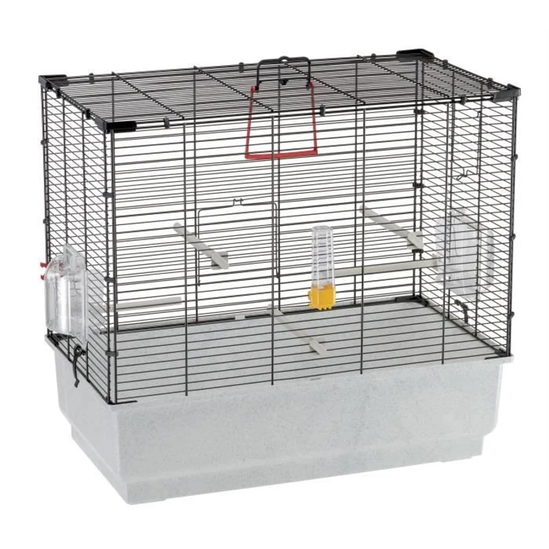 Cage petits oiseaux - FERPLAST - PIANO 4 - 59 x 33 x 55 cm - Noir