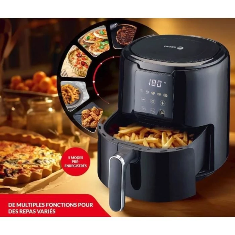Friteuse sans huile FAGOR - Airfryer FG4210 - Capacité 4,2L - 5 programmes de cuisson - 1300W