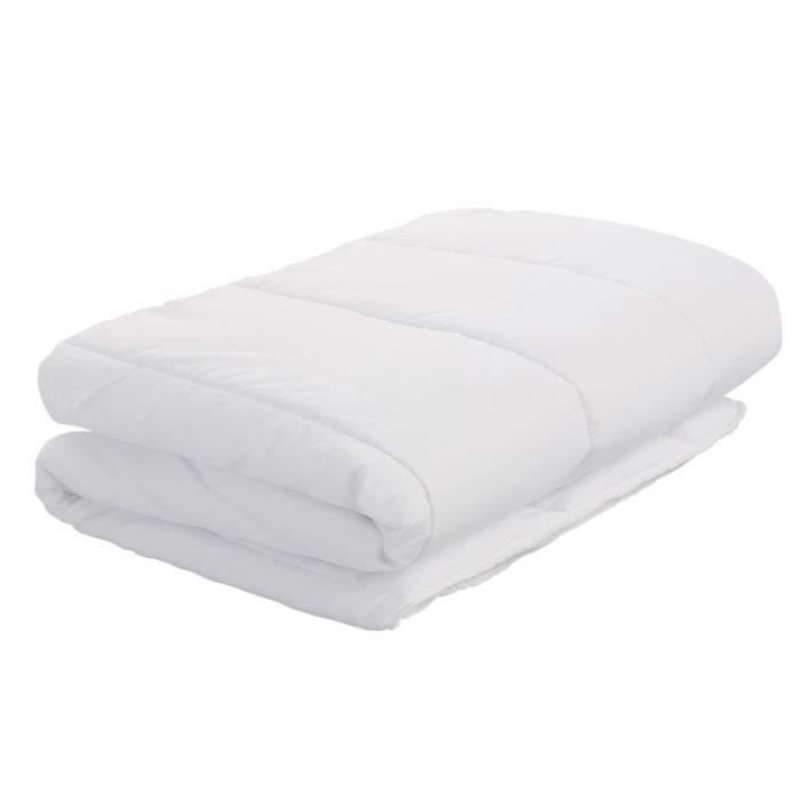 BLANREVE Couette légere en microfibre - 240 x 260 cm - Blanc