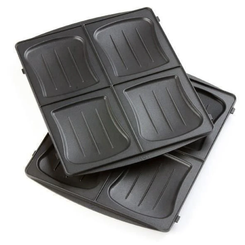 Appareil a croque-monsieur DOMO - DO9046C - Surface cuisson extra large 27 x 32cm - Plaques amovibles - 1200W