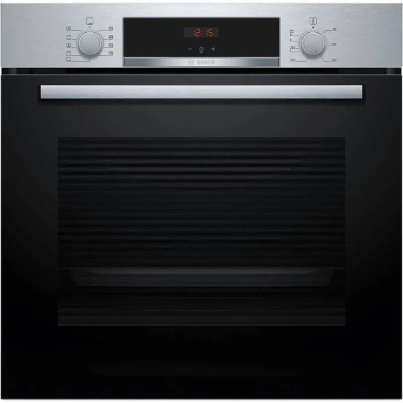 Four intégrable Ecoclean - BOSCH SER4 - HBA534BS3F - Inox - 71 L  - Classe énergie A+ - 59,5 x 59,4 x 54,8 cm