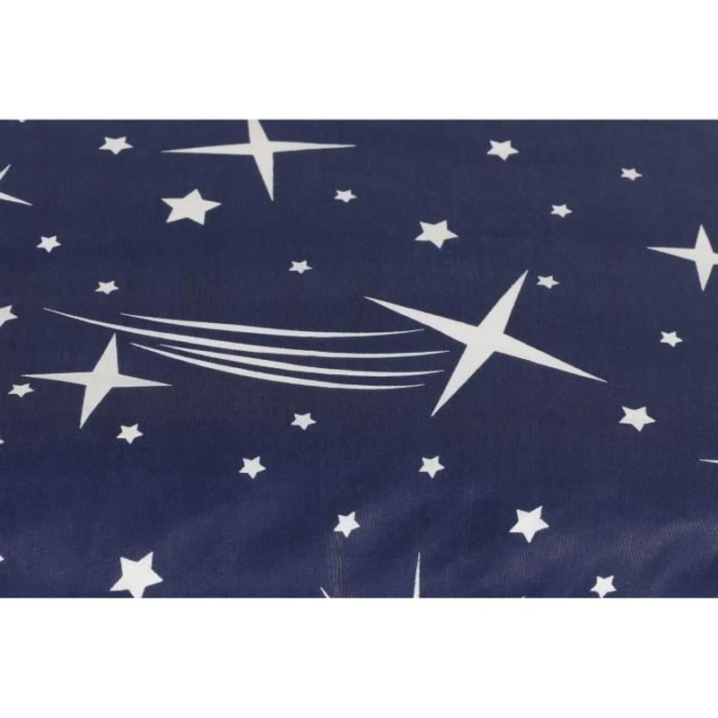 Parure de lit - 1 housse de couette 220 x 240 cm + 2 taies d'oreiller 60 x 60 cm - 65% coton, 35% polyester - Blanc