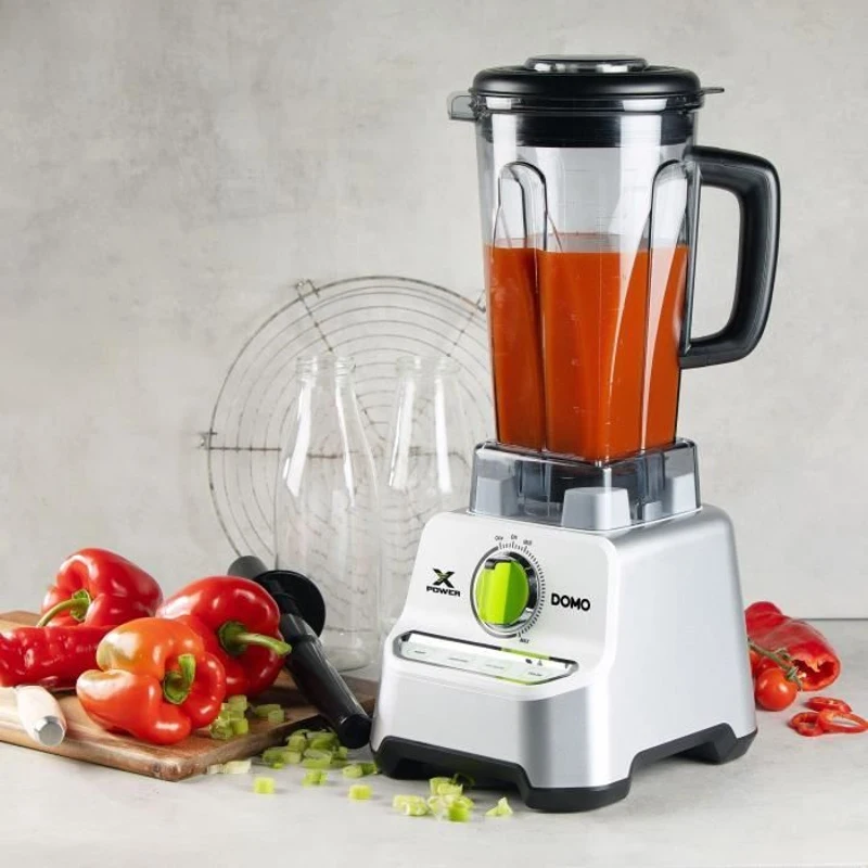 Blender XPOWER - DOMO - DO747BL - 1500 W - 2 L - Gris