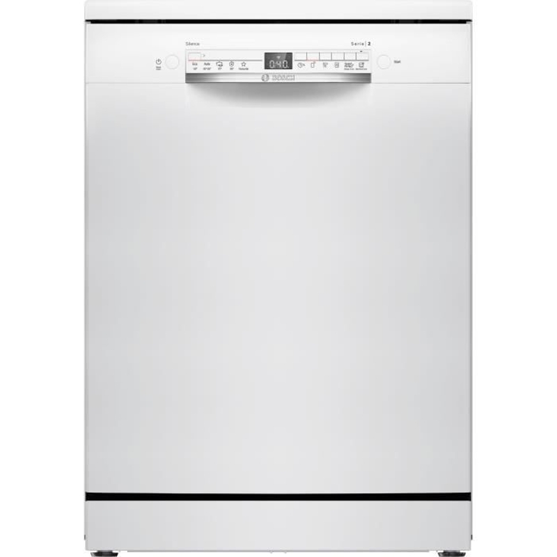 Lave-vaisselle pose libre BOSCH SMS2HTW02E SER2 - 14 couverts - Induction - L60cm - 43 dB - Blanc