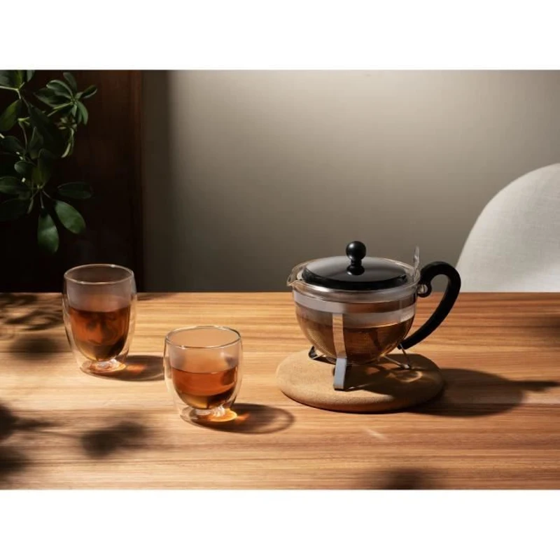 Théiere - BODUM - Chamboard - Tamis en inox - 1 l - Brillant