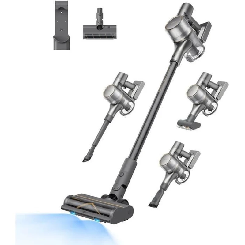 Aspirateur Balai sans Fil DREAME R20 - Puissant 190 AW - Autonomie 90min - Détection de saleté - Affichage LED - Lumieres Bleues