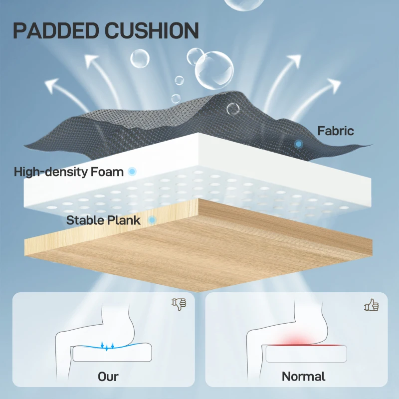 Silla de oficina ergonómica HOMCOM, soporte lumbar adaptable, 73x75x120–128 cm, negro