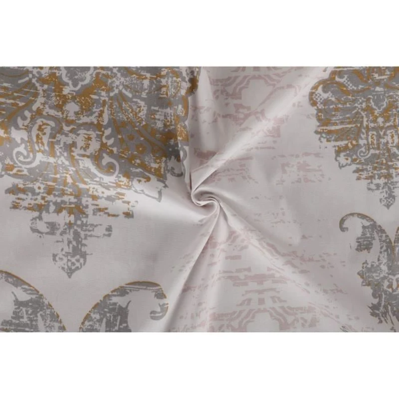 Parure de lit - 1 housse de couette 220 x 240 cm + 2 taies d'oreiller 60 x 60 cm - 100% coton renforcé - Brun