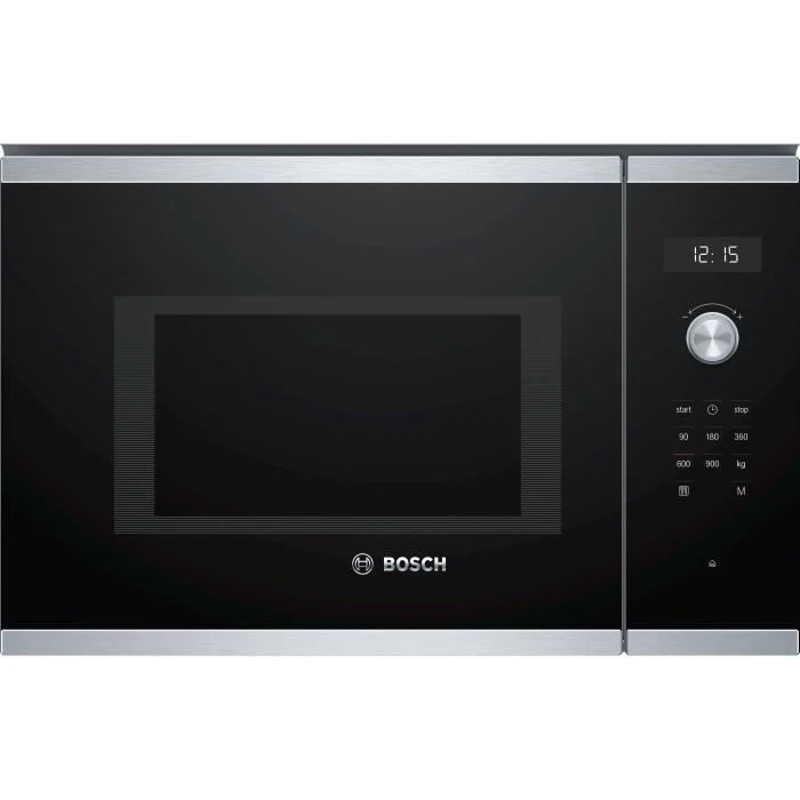 Micro-ondes simple encastrable - BOSCH SER6 - BFL554MS1F - Inox - 25 L - 38,2 x 59,4 x 38,8 cm