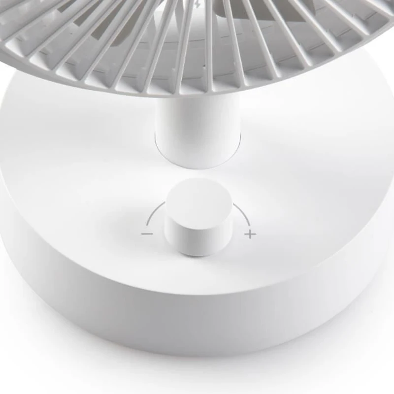 Ventilateur de table - DOMO - Li-ion batt. 5V - Rechargeable USB - Diametre 15 cm - 10 vitesses
