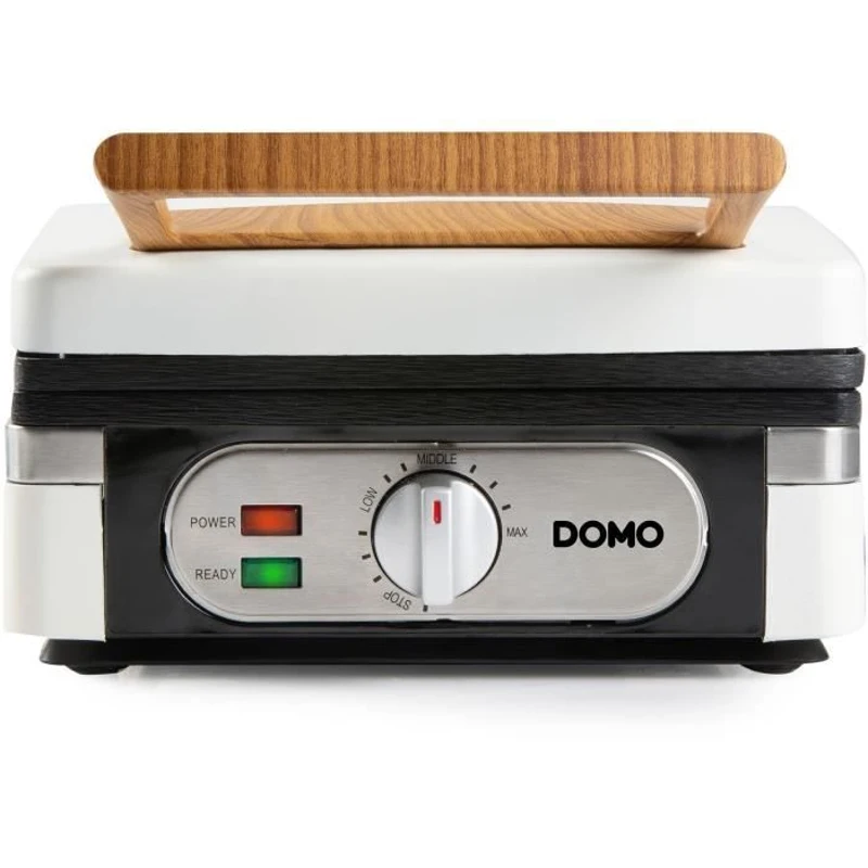 Gaufrier - DOMO - DO9274W - 1400 W - 2 gaufres XL - Blanc