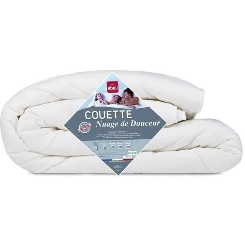 ABEIL Couette légere NUAGE de DOUCEUR 200x200 cm blanc