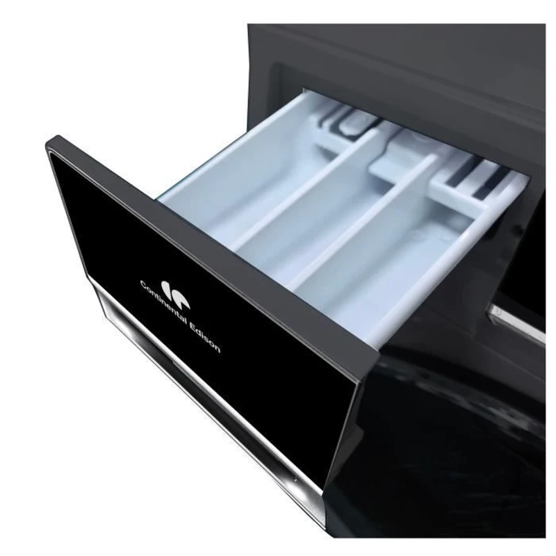 Lave-linge hublot - CONTINENTAL EDISON - CELL1012DDS1 - 10kg - MOTEUR INDUCTION DIRECTE SANS COURROIE -60 cm - 1200 trs/min - Silver