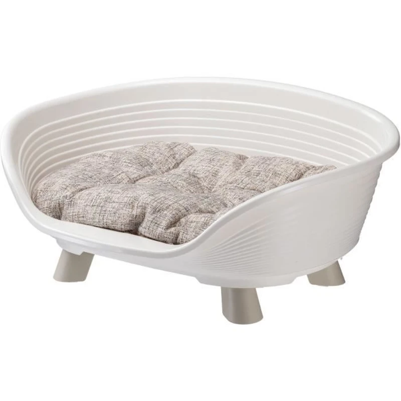 Corbeille - FERPLAST - THRONE 4 - Avec coussin relax - Blanc