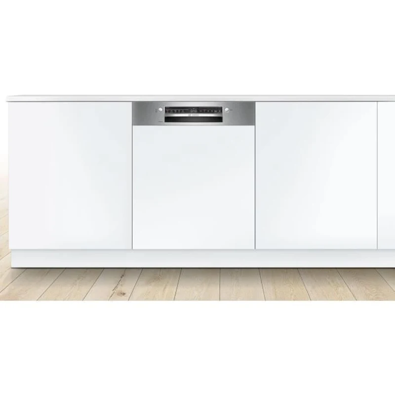 Lave-vaisselle semi-encastrable BOSCH SMI2HTS02E SER2 - 13 couverts - Induction - L60cm - 46 dB - Acier Brossé