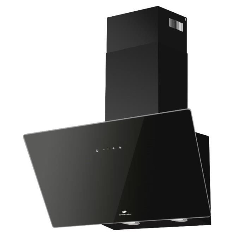 Hotte décorative inclinée - CONTINENTAL EDISON - CEHDI60B - A +++ - L60 cm - Noir