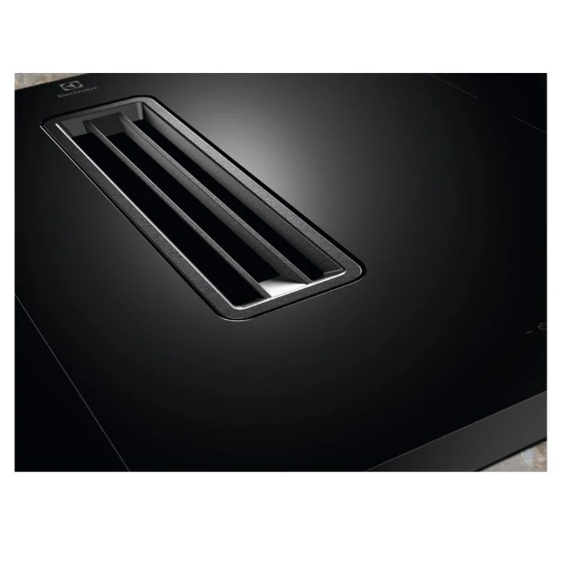 Plaque de cuisson aspirante a induction - ELECTROLUX - 4 foyers - 78 x 52 cm - KCC83443