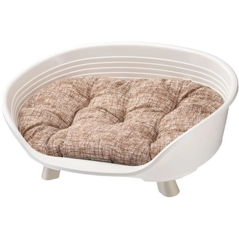 Corbeille - FERPLAST - THRONE 6 - Avec coussin relax - Blanc
