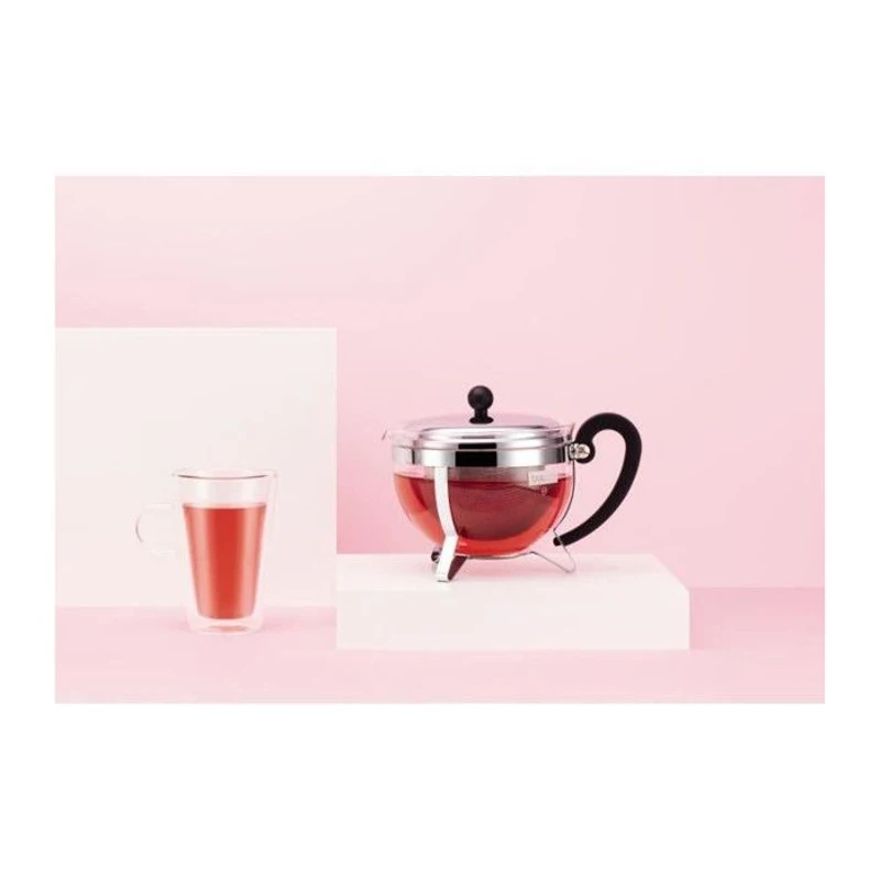 Théiere - BODUM - Chamboard - Tamis en inox - 1.3 l - Brillant