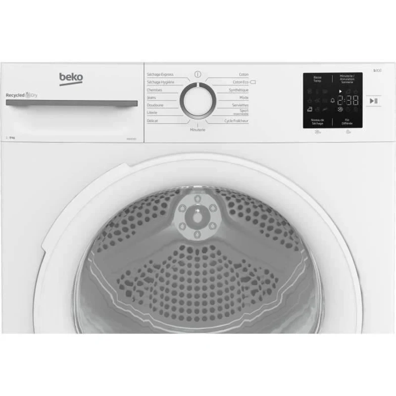 Seche-linge pompe a chaleur BEKO b300 Eco sense D0H1930 - 9 kg - L60cm - Blanc