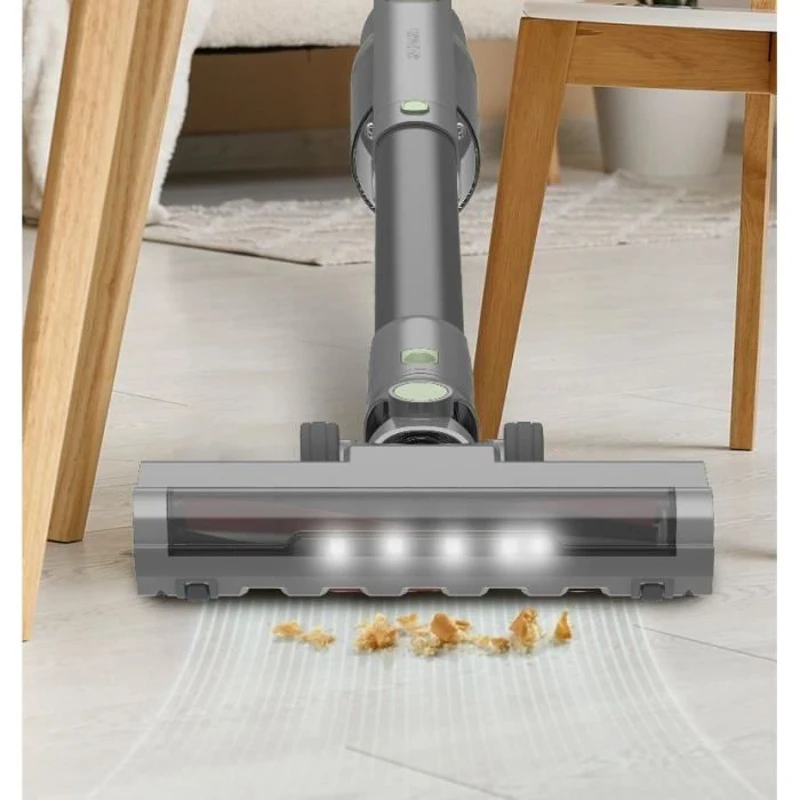 Aspirateur Balai avec base de vidange - ARTHUR MARTIN - AMAB148 – 200 W – 40 min d'autonomie – 80 AW - Gris