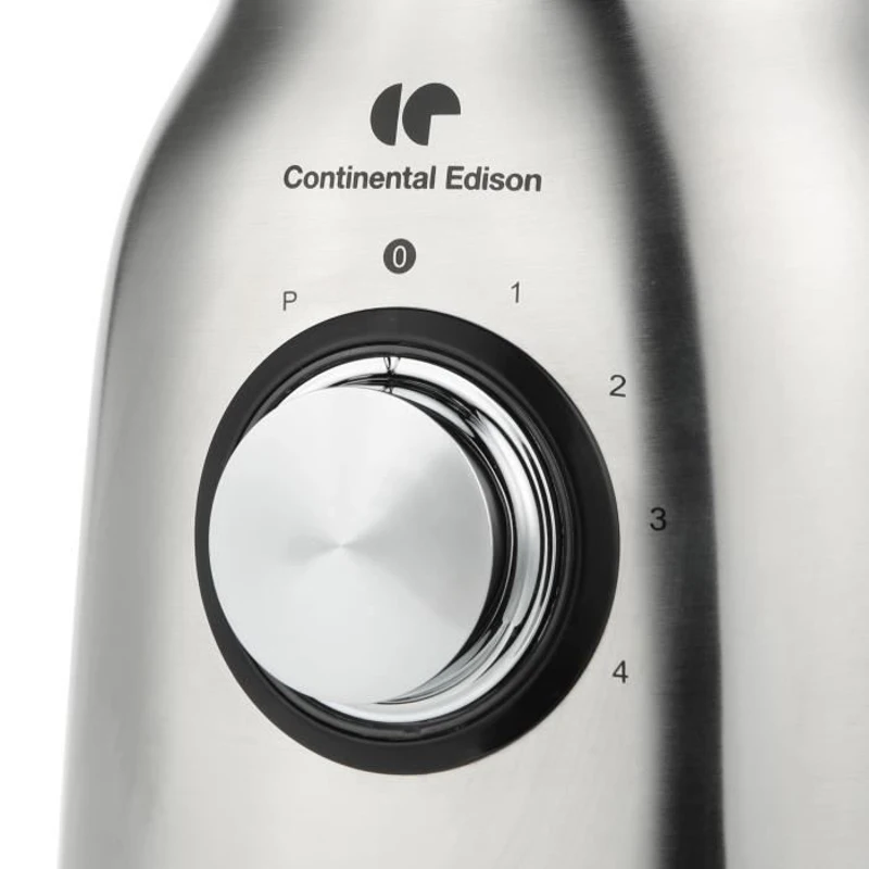 Blender CONTINENTAL EDISON CEBL1000IN Inox 1000W - Bol en verre 1.5L
