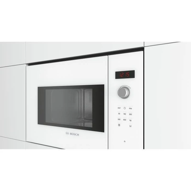 Micro-onde encastrable - BOSCH SER4 - BFL523MW1F - Blanc - 59,4 x 31,7 x 38,2 cm
