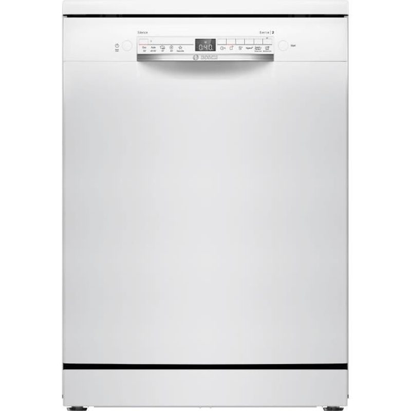 Lave-vaisselle pose libre BOSCH SER2 SMS2HTW03F - 13 couverts - Induction - L60cm - 46 dB - Blanc