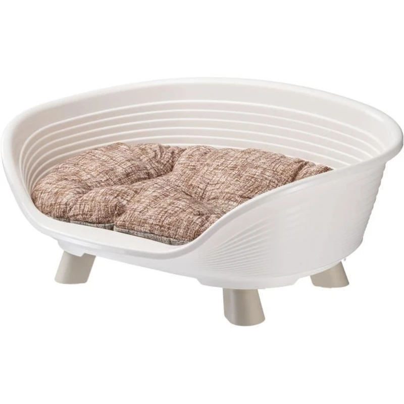 Corbeille - FERPLAST - THRONE 4 - Avec coussin relax - Blanc