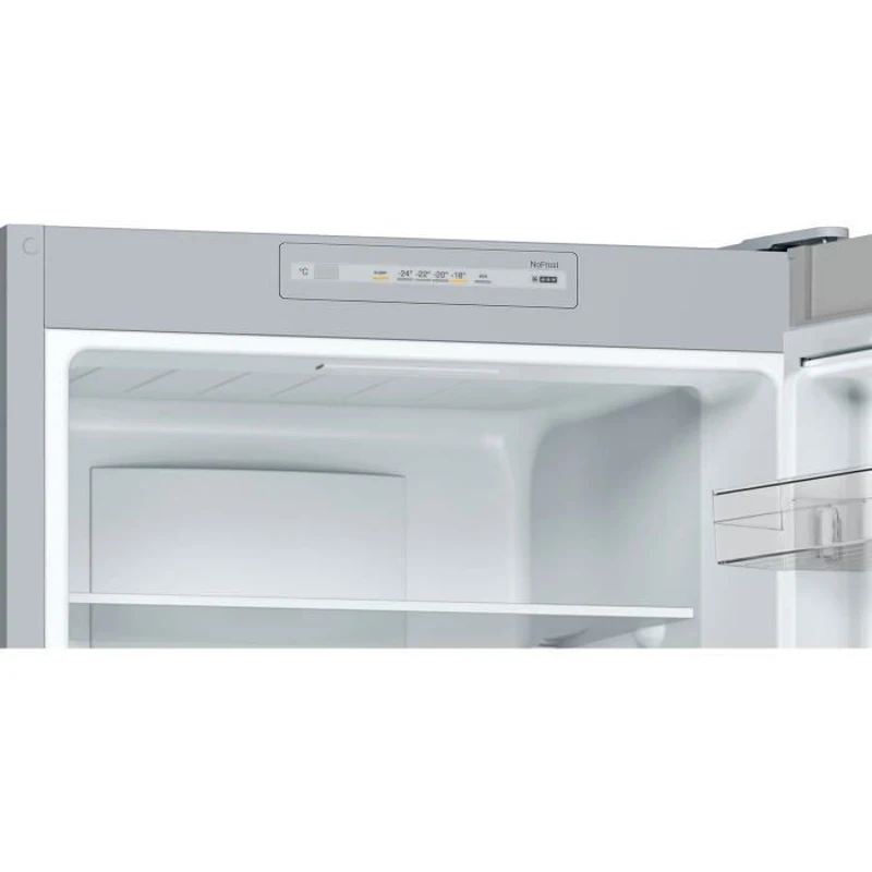 Réfrigérateur combiné - BOSCH - KGN33NLEB - Classe E - 282 L - 176 x 60 x 66 cm - Inox