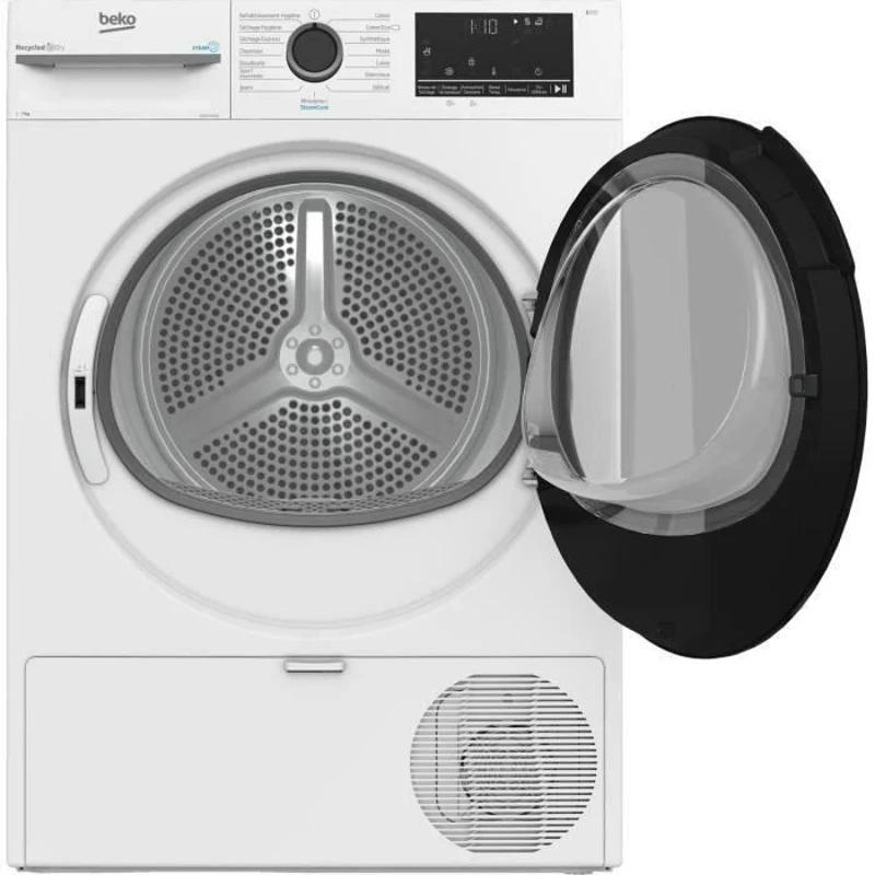 Seche-linge pompe a chaleur BEKO b300 D3H27493W - 7 kg - Induction - L60cm - Capteur d'humidité - Blanc