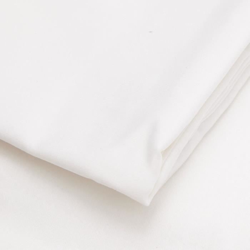 Parure de lit - 1 housse de couette 220 x 240 cm + 2 taies d'oreiller 60 x 60 cm - Satiné 100% coton - Blanc