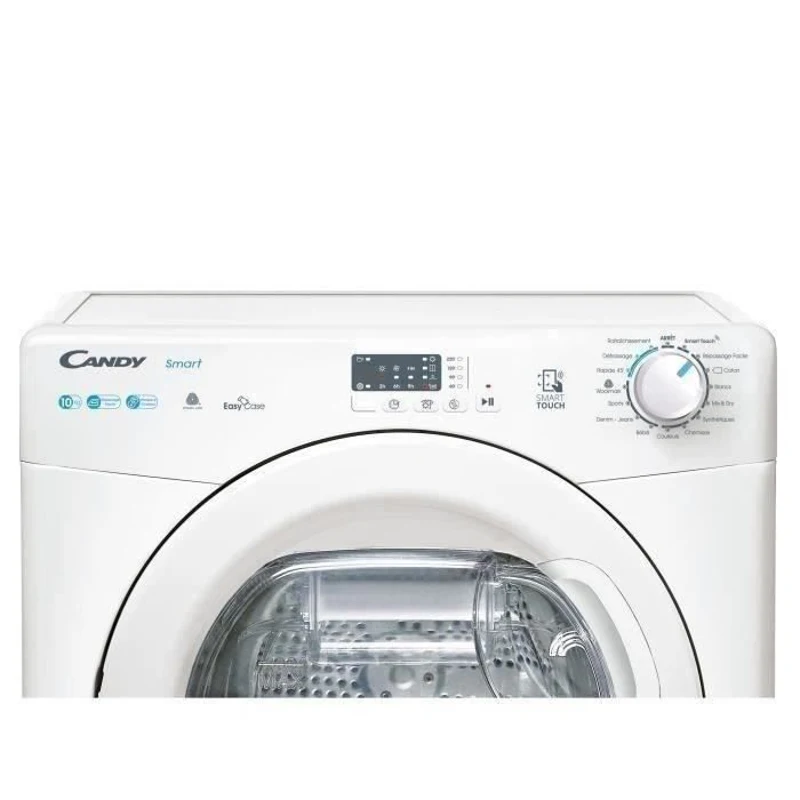 Seche-linge pompe a chaleur CANDY Smart CSE H10A1LE-47 - 10 kg - Connecté - 15 programmes - 66dB