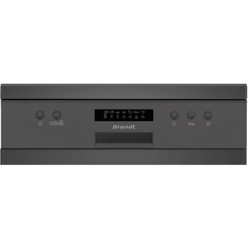 Lave-vaisselle pose libre BRANDT LVC337B - 13 couverts - L60cm - 47dB - Noir