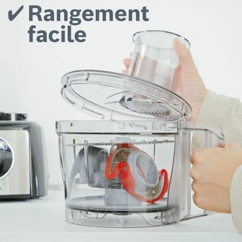 Robot multifonctions BOSCH MULTI TALENT MCM3501M - Noir et inox