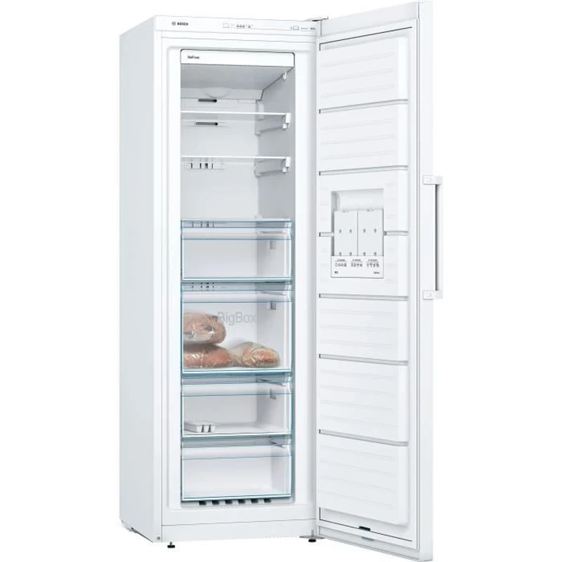 BOSCH GSN33VWEP - Congélateur armoire - 225 L - Froid no frost multiairflow - L 60 x H 176 cm - Blanc