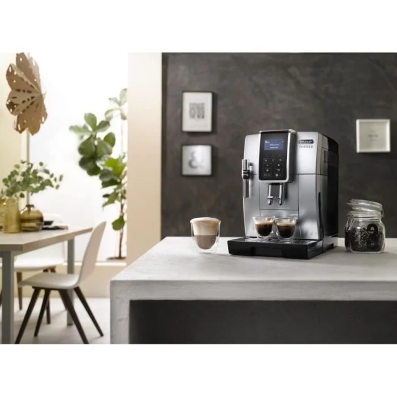 Machine expresso automatique avec broyeur - DELONGHI - DINAMICA ECAM 350.35.SB - Ecran 4 recettes - Silver