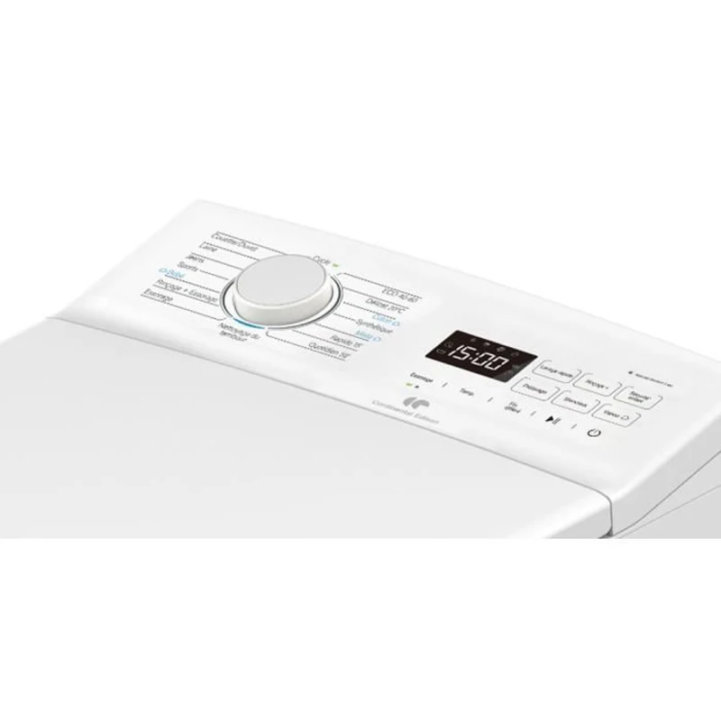 Lave-linge top - CONTINENTAL EDISON CELL712TW - 7 kg - Induction - 40 cm - 1200 trs/min - Blanc