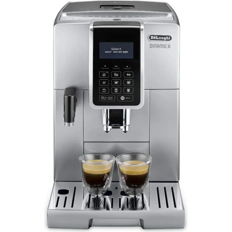Machine a café expresso avec broyeur - DELONGHI - ECAM 350.75.S - Dinamica - 1.8 Litres - Capacité réservoir 300g - Argent