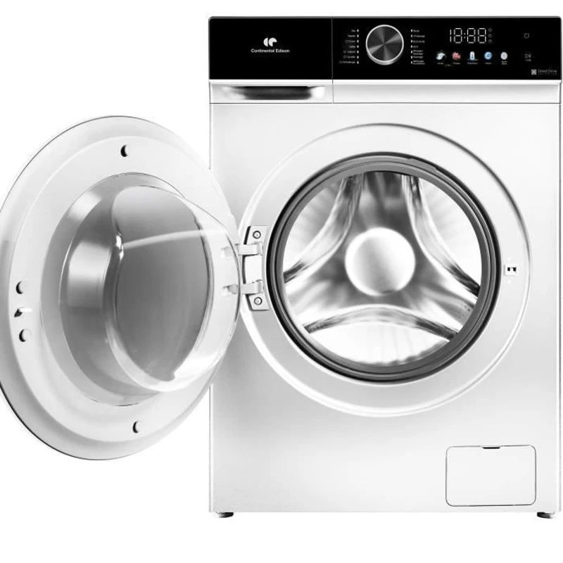 Lave-linge hublot - CONTINENTAL EDISON - CELL1012DDW1 - 10kg - MOTEUR INDUCTION DIRECTE SANS COURROIE - 60 cm - 1200 trs/min - Blanc
