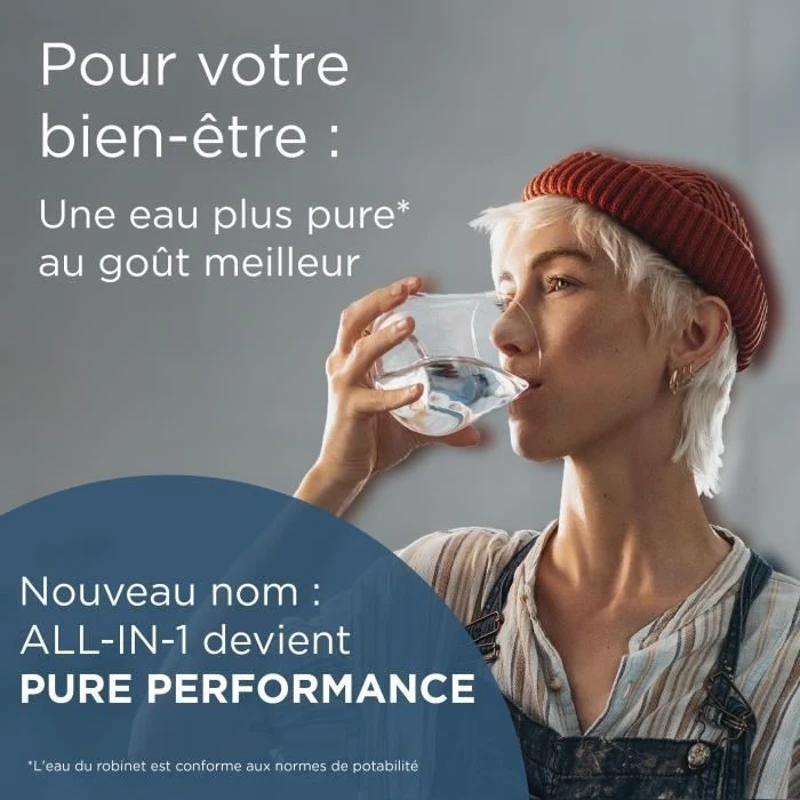 Cartouche BRITA - MAXTRA PRO Pure Performance All-In-1 - Pack de 2 - Jusqu'a 300L d'eau filtrée