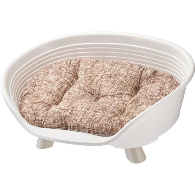 Corbeille - FERPLAST - THRONE 4 - Avec coussin relax - Blanc