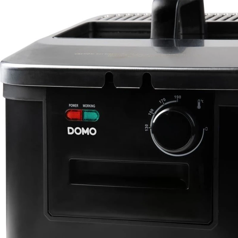 Friteuse - DOMO - DO545FR - 4L - 2000W - Température réglable 130-190°C