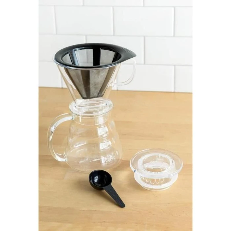 Cafetiere - BODUM - Melior - Filtre permanent maille inox - 8 tasses - 1.0 l - Transparent