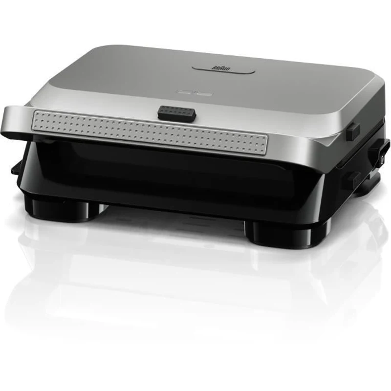 Grill - BRAUN - Sandwich Maker 5 SM5005 - 800 W - Inox / Noir