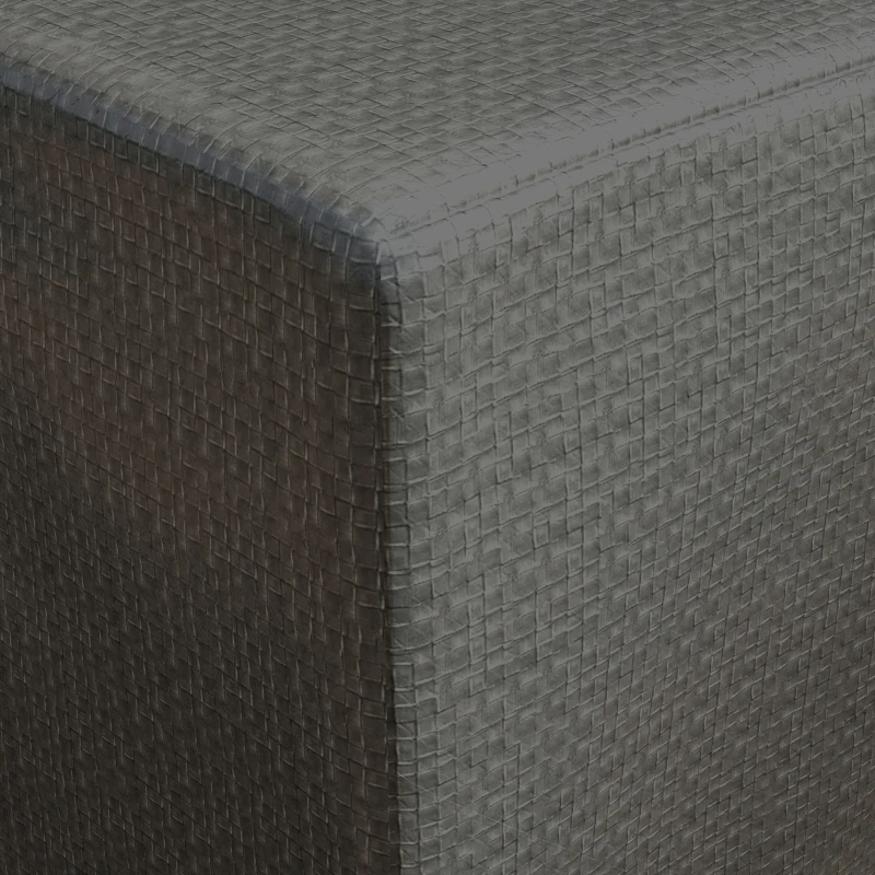 Outsunny Capa para Mobiliário de Jardim 235x190x90 cm Pe Anti-Uv Cinza